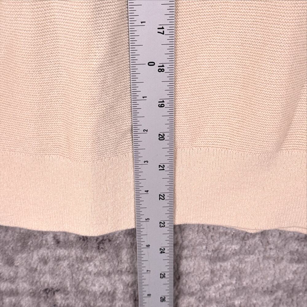 Boden Sweater XL Womens Cotton Cashmere Knit Color Block Button Cardigan - Picture 6 of 8
